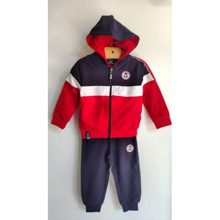 TUTA CON ZIP E CAPPUCCIO SERGIO TACCHINI