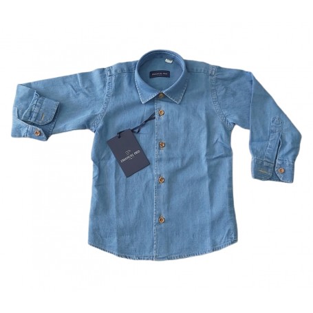 CAMICIA COREANA IN JEANS EMANUEL PRIS