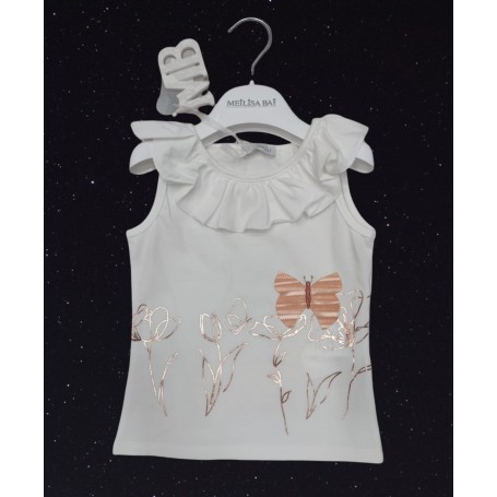 T-SHIRT 100% COTONE MELISIA BAI 3/7 ANNI