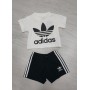 TUTA CORTA ADIDAS 100%CO 0/4 ANNI