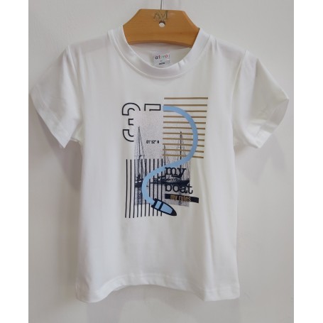 T-SHIRT ATIVO 100% COTONE 4/16 ANNI