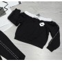 FELPA CROPPED LOTTO 100%CO 8/16 ANNI