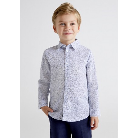 CAMICIA MANICA LUNGA 100%CO 2/9 ANNI