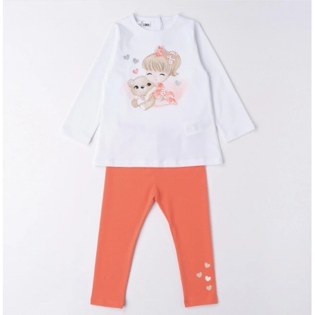 COMPLETO LUNGO CON LEGGINGS IDO 3/8 ANNI