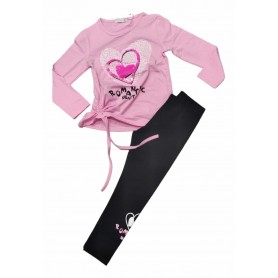 COMPLETO CON LEGGINGS 100%CO 4/12 ANNI