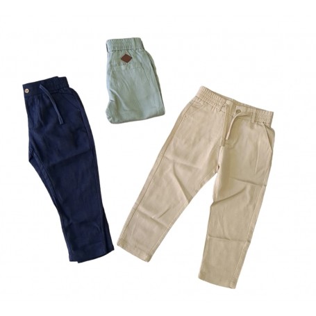 PANTALONE ATIVO IN LINO 4/14 ANNI