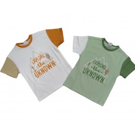 T-SHIRT IN COTONE ATIVO 4/14 ANNI