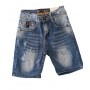 JEANS CORTO CON STRAPPI 4/12 ANNI