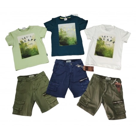 T-SHIRT IN COTONE ATIVO 4/14 ANNI