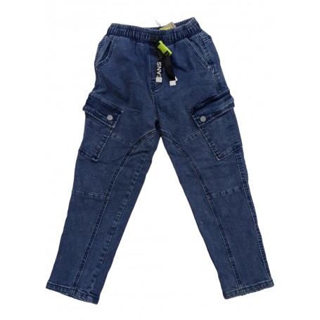 JEANS CON ELASTICO 8/16 ANNI