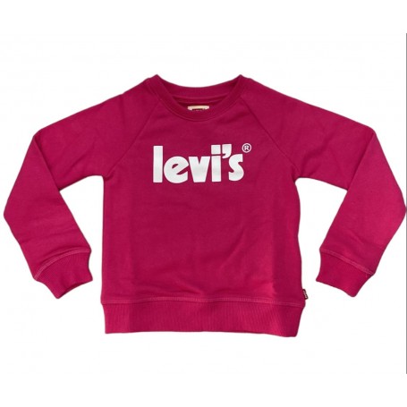 FELPA GIROCOLLO GARZATA LEVI'S 4/8 ANNI