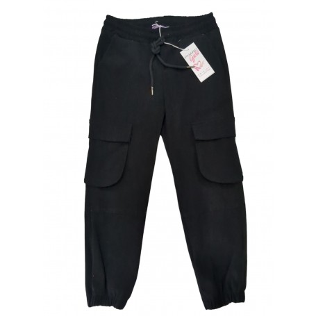 PANTALONE CON TASCONI IN VELLUTO