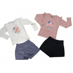 COMPLETO CON SHORTS ATIVO 4/14 ANNI