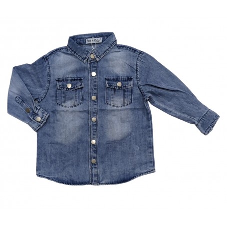 CAMICIA DI JEANS 4/14 ANNI