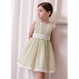 VESTITO ABEL&LULA CON TULLE 4/8 ANNI