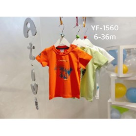 T-SHIRT IN COTONE ATIVO 6/36 MESI