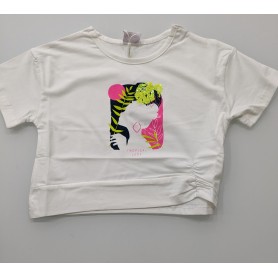 T-SHIRT IN COTONE CROPPED 4/12 ANNI