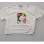 T-SHIRT IN COTONE CROPPED 4/12 ANNI