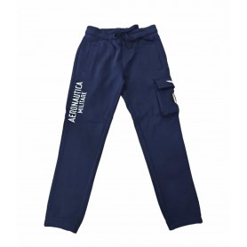 PANTALONE LUNGO IN COTONE AERONAUTICA