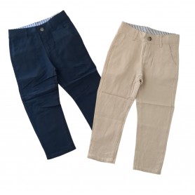 PANTALONE IN LINO LUNGO ATIVO 4/14 ANNI