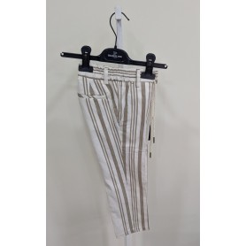 PANTALONE LUNGO IN LINO EMANUEL PRIS