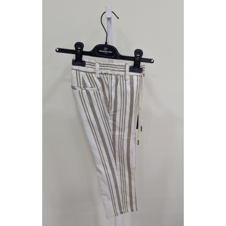 PANTALONE LUNGO IN LINO EMANUEL PRIS