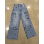 JEANS CON TASCONI RAGAZZA 10/16 ANNI