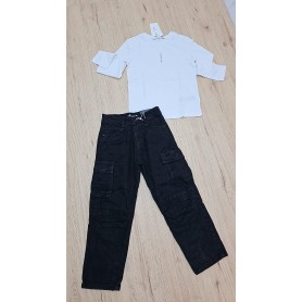 JEANS CON TASCONI ALTA LINEA 6/16 ANNI