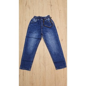 JEANS CON ELASTICO DENIM 8/16 ANNI