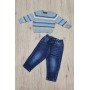 JEANS CON ELASTICO ATIVO 12/36 MESI