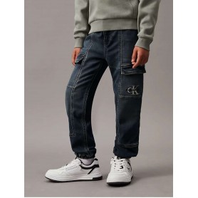 JEANS CARGO CON ELASTICO CALVIN KLEIN