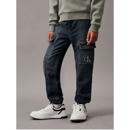 JEANS CARGO CON ELASTICO CALVIN KLEIN