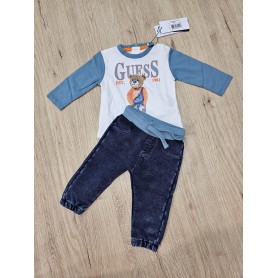 COMPLETO LUNGO IN COTONE GUESS 3/24M