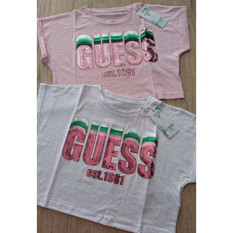 T-SHIRT IN COTONE GUESS 8/16 ANNI