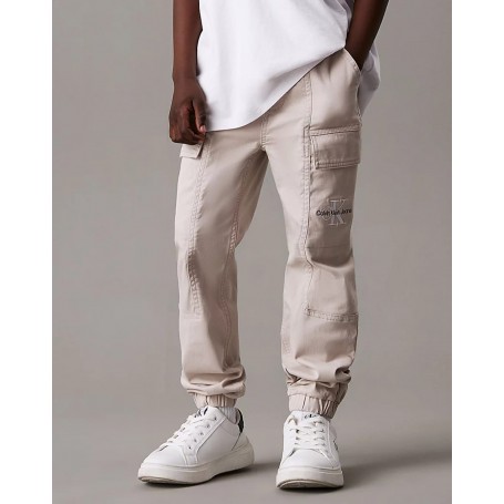 PANTALONE LUNGO IN COTONE CALVIN KLEIN