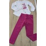 COMPLETO CON LEGGINGS IN COTONE 3/7 ANNI