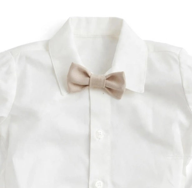 AM Kids - Completo battesimale 4 pezzi collo pelliccia