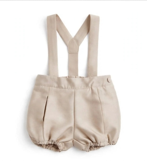 AM Kids - Completo battesimale 4 pezzi collo pelliccia