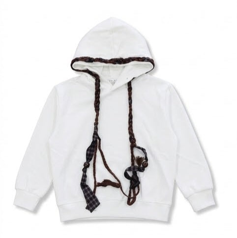 AM Kids - FELPA CON CAPPUCCIO FELPATA BAMBINA