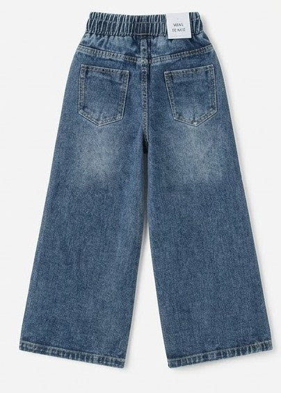 AM Kids - Jeans con elastico e gamba larga