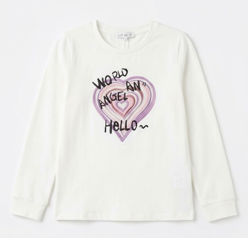AM Kids - Maglietta manica lunga in caldo cotone