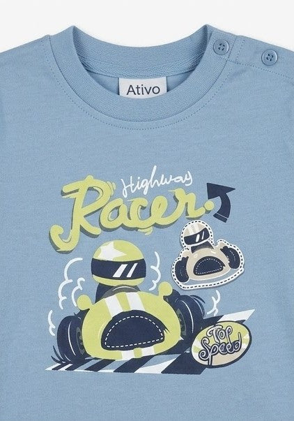 AM Kids - Maglietta manica lunga in caldo cotone