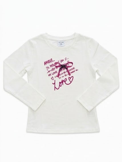 AM Kids - Maglietta manica lunga in caldo cotone