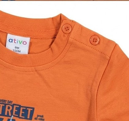 AM Kids - Maglietta manica lunga in caldo cotone