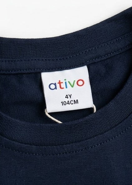AM Kids - Maglietta manica lunga in caldo cotone