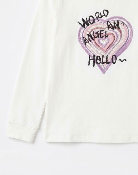 AM Kids - Maglietta manica lunga in caldo cotone