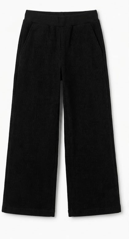 AM Kids - PANTALONE IN VELLUTO LARGO BAMBINA