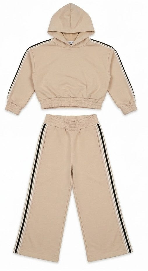 AM Kids - Tuta felpata con cappuccio