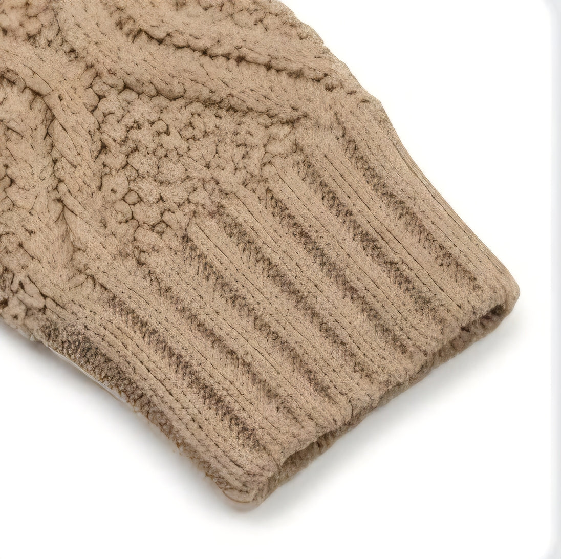 AM Kids - cardigan con cappuccio bambino in maglia