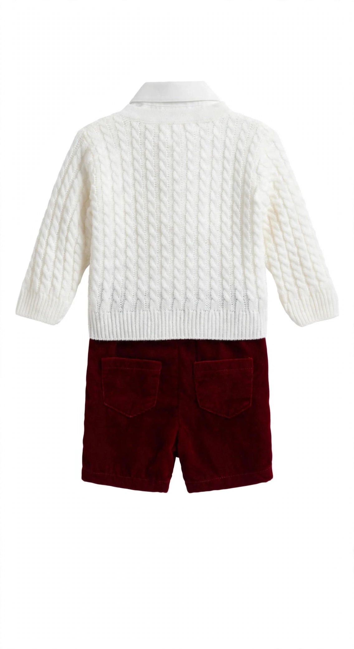 AM Kids - completo battesimale 4 pezzi corto neonato
